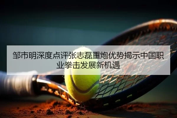 邹市明深度点评张志磊重炮优势揭示中国职业拳击发展新机遇